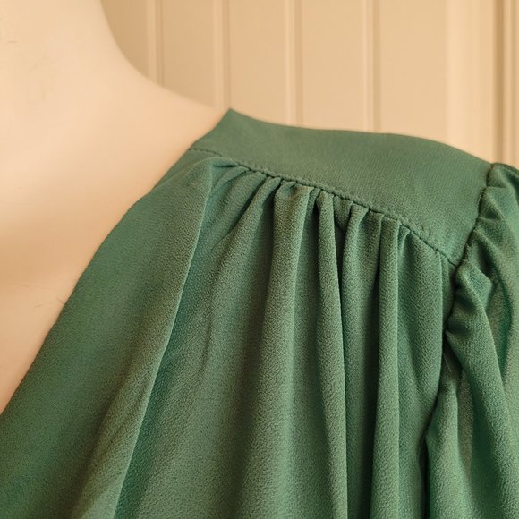 H&M Green Spring Dress Small - Picture 3 of 9